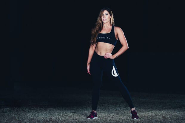 Leggings and sports bra
